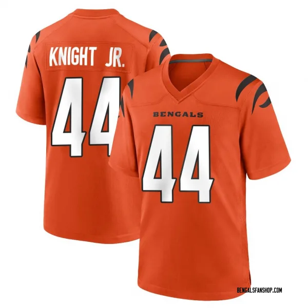 Youth Demetrius Knight Jr. Cincinnati Bengals Game Orange Jersey