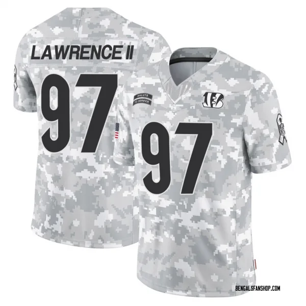 Youth Dexter Lawrence II Cincinnati Bengals Limited Arctic Camo 2024 Salute to Service Jersey