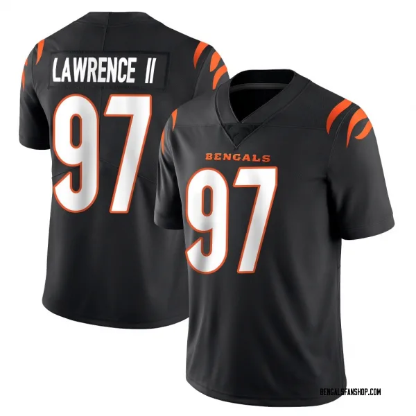 Youth Dexter Lawrence II Cincinnati Bengals Limited Black Team Color Vapor Untouchable Jersey