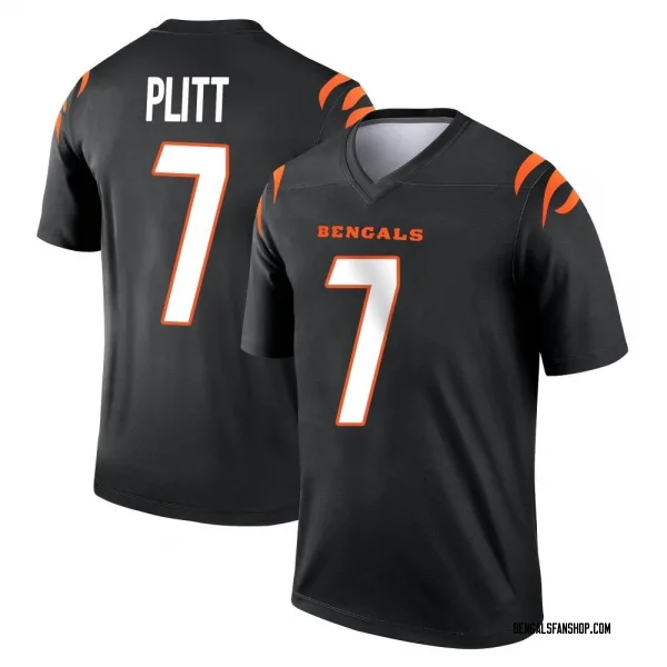 Youth Drew Plitt Cincinnati Bengals Legend Black Jersey