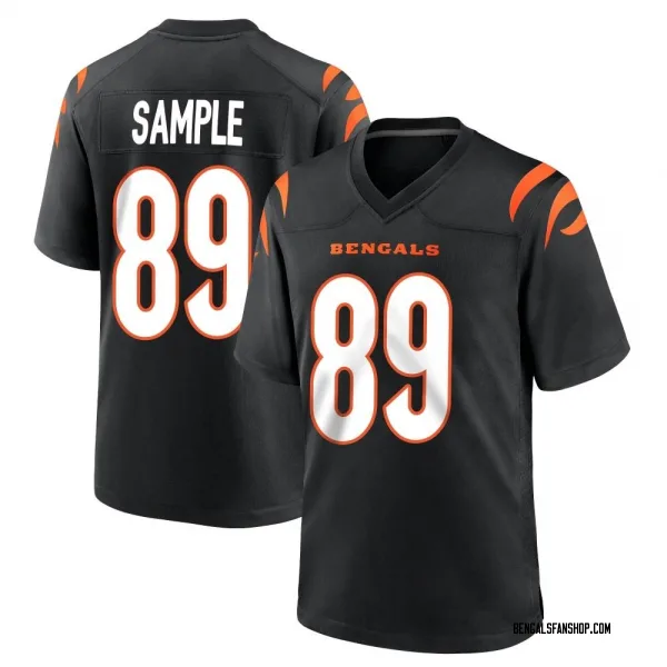 Youth Drew Sample Cincinnati Bengals Game Black Team Color Jersey