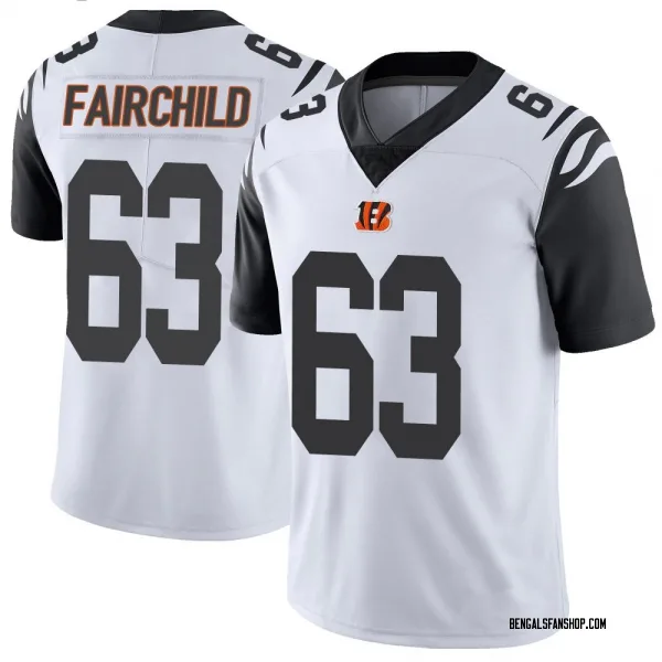 Youth Dylan Fairchild Cincinnati Bengals Limited White Color Rush Vapor Untouchable Jersey