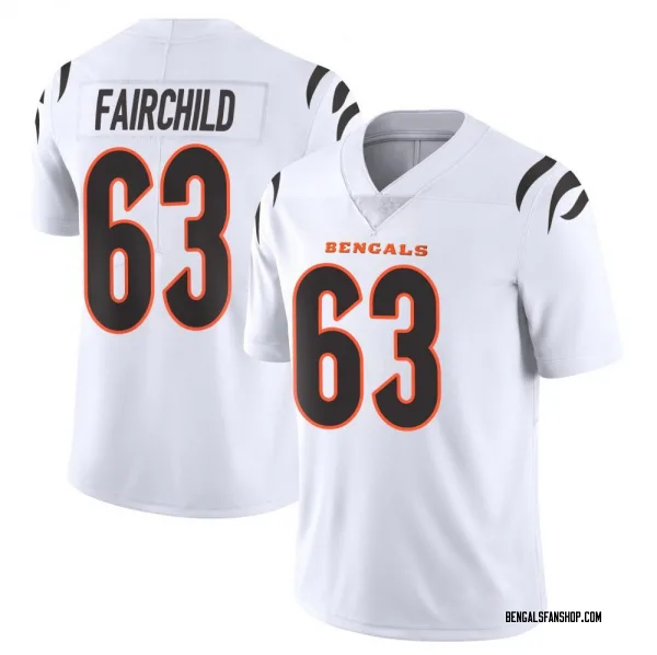Youth Dylan Fairchild Cincinnati Bengals Limited White Vapor Untouchable Jersey