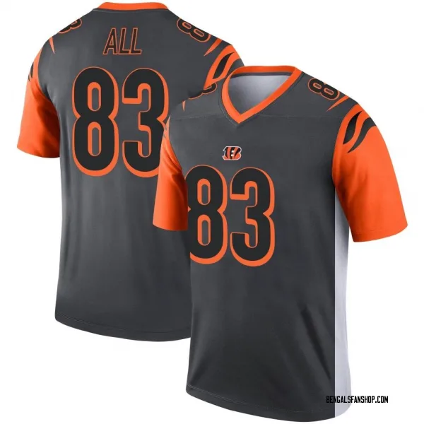 Youth Erick All Jr. Cincinnati Bengals Legend Silver Jersey
