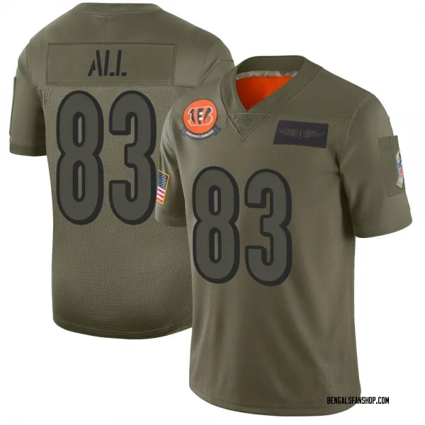 Youth Erick All Jr. Cincinnati Bengals Limited Camo 2019 Salute to Service Jersey