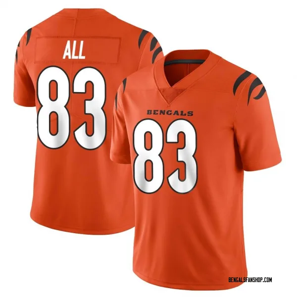 Youth Erick All Jr. Cincinnati Bengals Limited Orange Vapor Untouchable Jersey