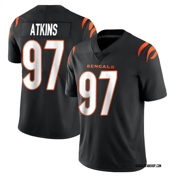 Youth Geno Atkins Cincinnati Bengals Limited Black Team Color Vapor Untouchable Jersey