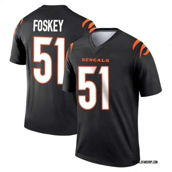 Youth Isaiah Foskey Cincinnati Bengals Legend Black Jersey