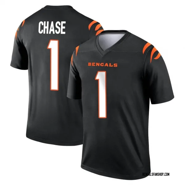 Youth Ja'Marr Chase Cincinnati Bengals Legend Black Jersey