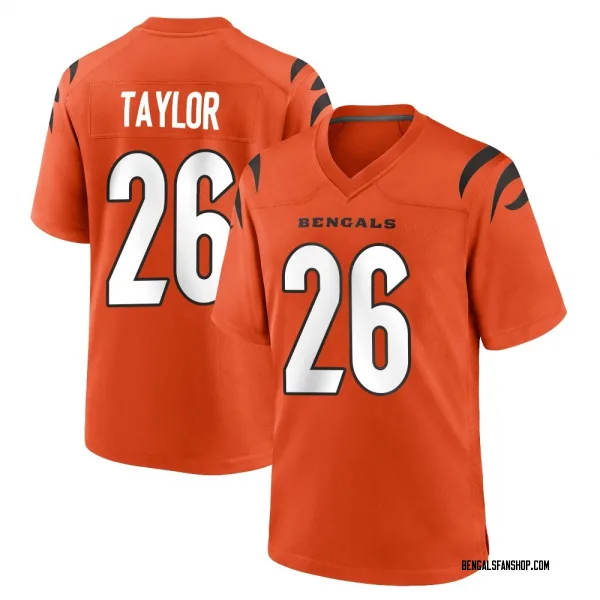 Youth Ja'Sir Taylor Cincinnati Bengals Game Orange Jersey