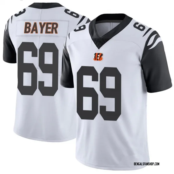 Youth Jacob Bayer Cincinnati Bengals Limited White Color Rush Vapor Untouchable Jersey