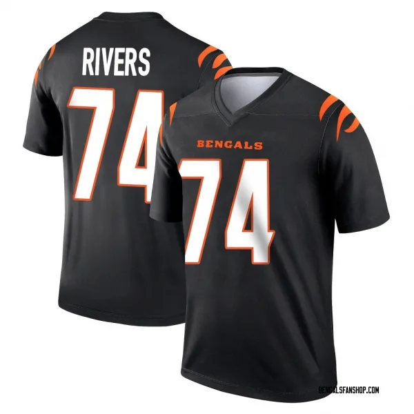 Youth Jalen Rivers Cincinnati Bengals Legend Black Jersey