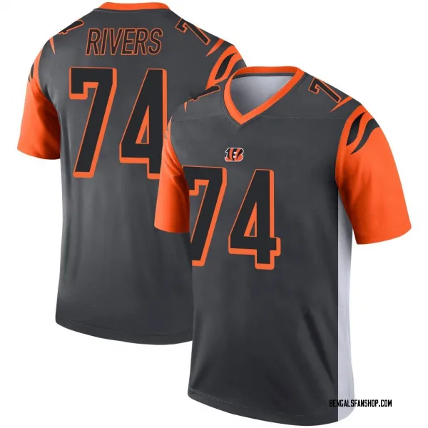 Youth Jalen Rivers Cincinnati Bengals Legend Silver Jersey