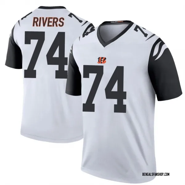 Youth Jalen Rivers Cincinnati Bengals Legend White Color Rush Jersey