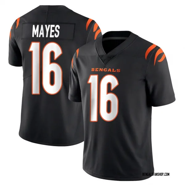 Youth Jamoi Mayes Cincinnati Bengals Limited Black Team Color Vapor Untouchable Jersey