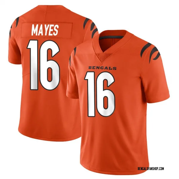 Youth Jamoi Mayes Cincinnati Bengals Limited Orange Vapor Untouchable Jersey