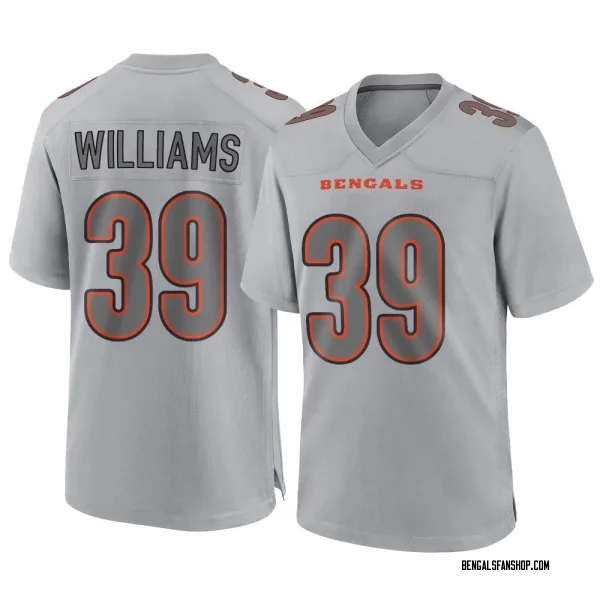 Youth Jarveon Williams Cincinnati Bengals Game Gray Atmosphere Fashion Jersey