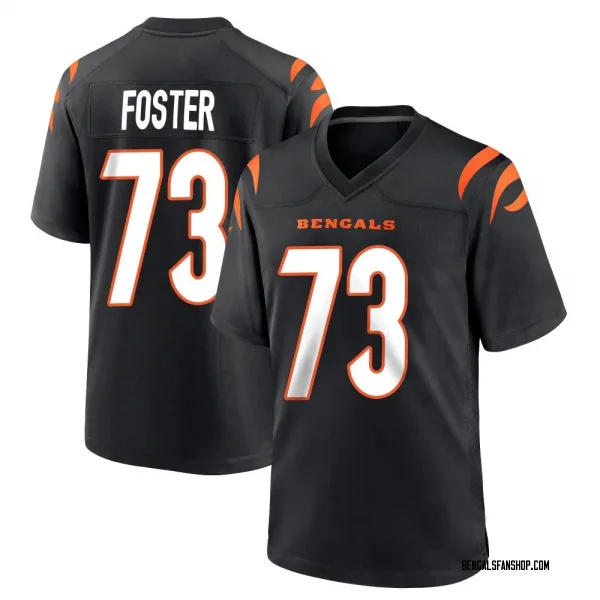 Youth Javon Foster Cincinnati Bengals Game Black Team Color Jersey