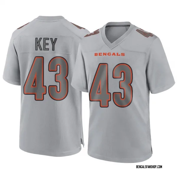 Youth Jaylen Key Cincinnati Bengals Game Gray Atmosphere Fashion Jersey