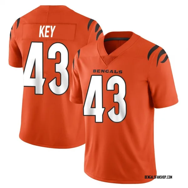 Youth Jaylen Key Cincinnati Bengals Limited Orange Vapor Untouchable Jersey