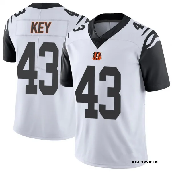 Youth Jaylen Key Cincinnati Bengals Limited White Color Rush Vapor Untouchable Jersey
