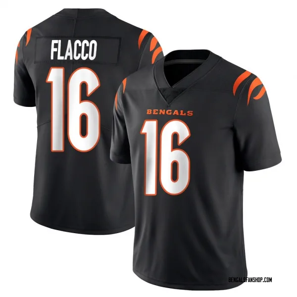 Youth Joe Flacco Cincinnati Bengals Limited Black Team Color Vapor Untouchable Jersey