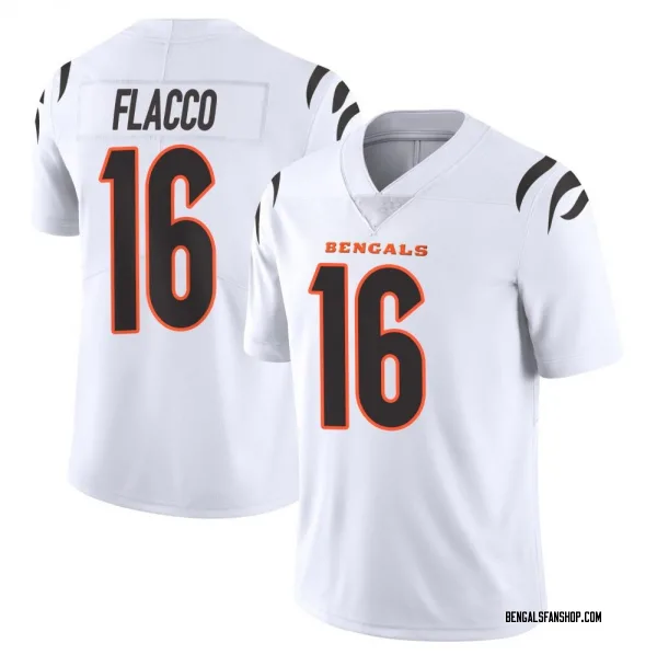Youth Joe Flacco Cincinnati Bengals Limited White Vapor Untouchable Jersey