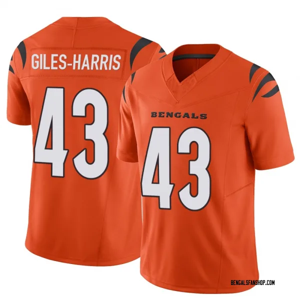 Youth Joe Giles-Harris Cincinnati Bengals Limited Orange Vapor F.U.S.E. Jersey