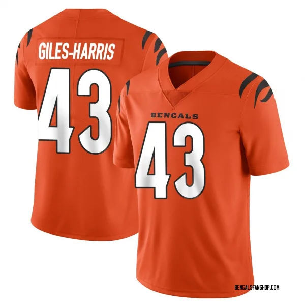 Youth Joe Giles-Harris Cincinnati Bengals Limited Orange Vapor Untouchable Jersey