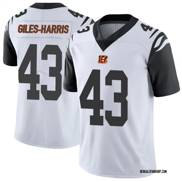Youth Joe Giles-Harris Cincinnati Bengals Limited White Color Rush Vapor Untouchable Jersey