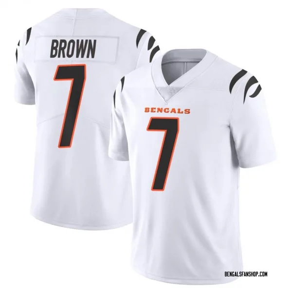 Youth Jon Brown Cincinnati Bengals Limited White Vapor Untouchable Jersey
