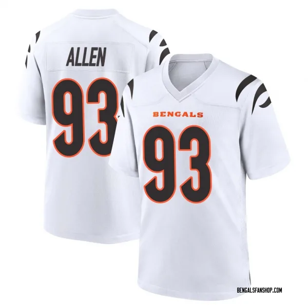 Youth Jonathan Allen Cincinnati Bengals Game White Jersey