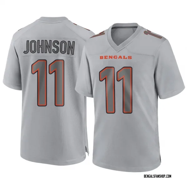 Youth Josh Johnson Cincinnati Bengals Game Gray Atmosphere Fashion Jersey