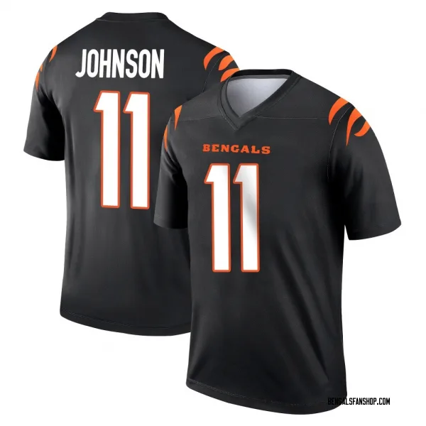 Youth Josh Johnson Cincinnati Bengals Legend Black Jersey