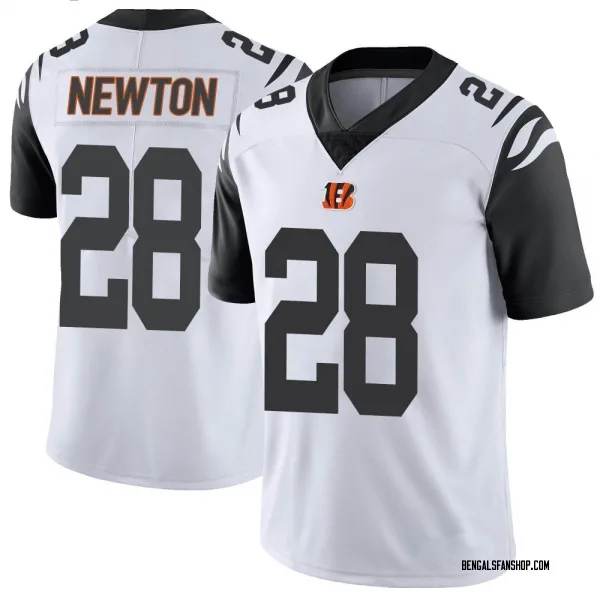 Youth Josh Newton Cincinnati Bengals Limited White Color Rush Vapor Untouchable Jersey