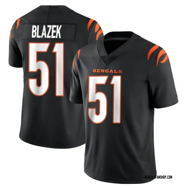Youth Justin Blazek Cincinnati Bengals Limited Black Team Color Vapor Untouchable Jersey