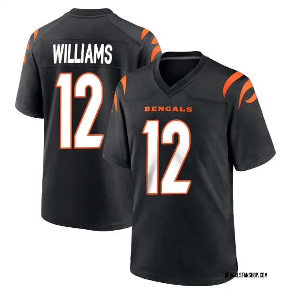 Youth Ke'Shawn Williams Cincinnati Bengals Game Black Team Color Jersey