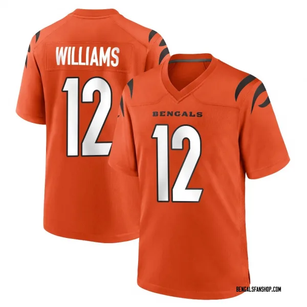 Youth Ke'Shawn Williams Cincinnati Bengals Game Orange Jersey