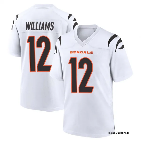 Youth Ke'Shawn Williams Cincinnati Bengals Game White Jersey