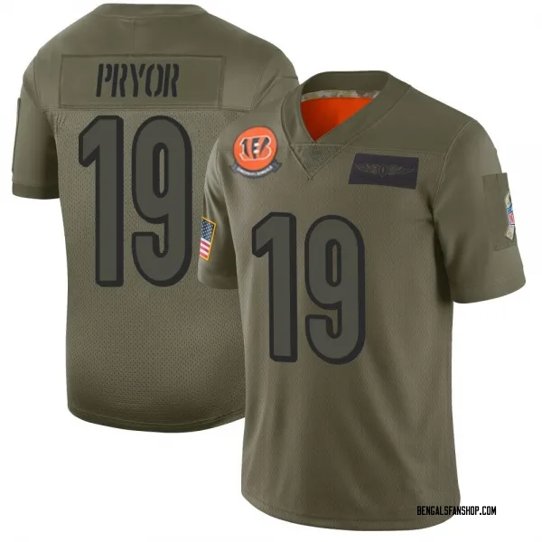 Youth Kendric Pryor Cincinnati Bengals Limited Camo 2019 Salute to Service Jersey