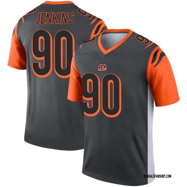Youth Kris Jenkins Jr. Cincinnati Bengals Legend Silver Jersey