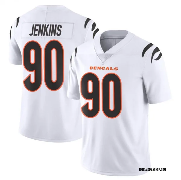 Youth Kris Jenkins Jr. Cincinnati Bengals Limited White Vapor Untouchable Jersey