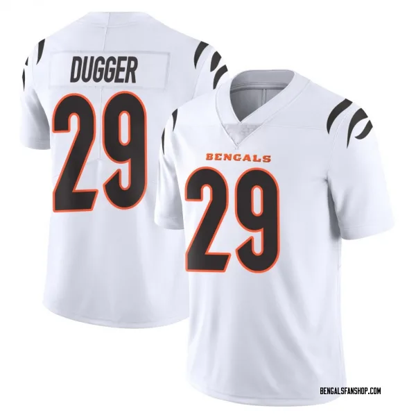 Youth Kyle Dugger Cincinnati Bengals Limited White Vapor Untouchable Jersey