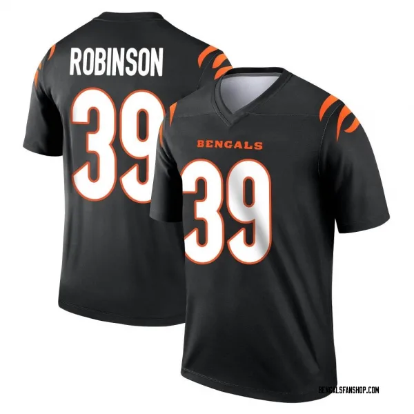 Youth Lance Robinson Cincinnati Bengals Legend Black Jersey