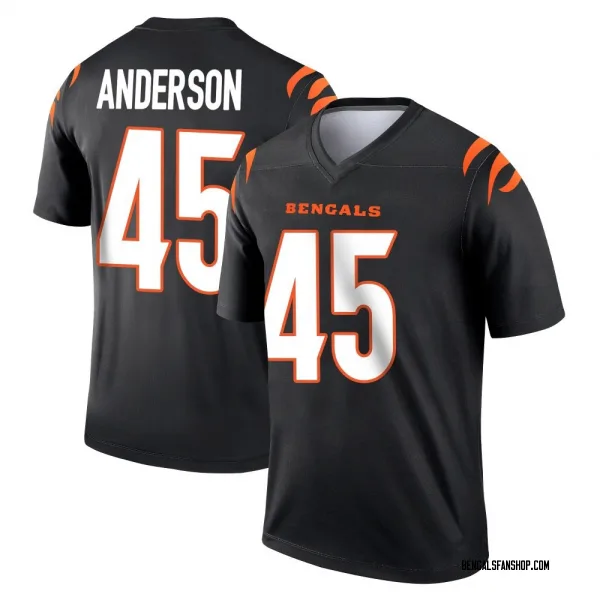 Youth Liam Anderson Cincinnati Bengals Legend Black Jersey
