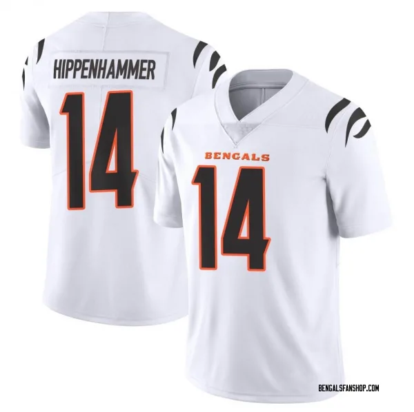 Youth Mac Hippenhammer Cincinnati Bengals Limited White Vapor Untouchable Jersey