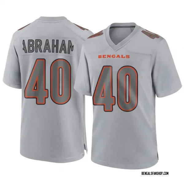 Youth Micah Abraham Cincinnati Bengals Game Gray Atmosphere Fashion Jersey