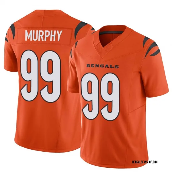 Youth Myles Murphy Cincinnati Bengals Limited Orange Vapor F.U.S.E. Jersey
