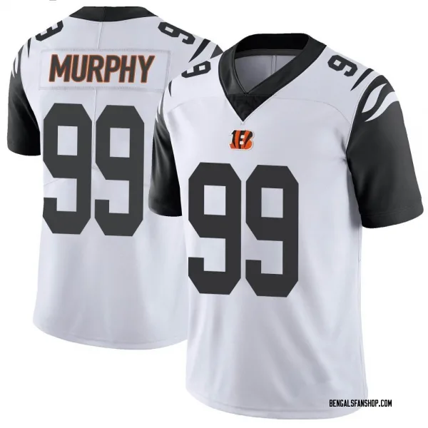 Youth Myles Murphy Cincinnati Bengals Limited White Color Rush Vapor Untouchable Jersey