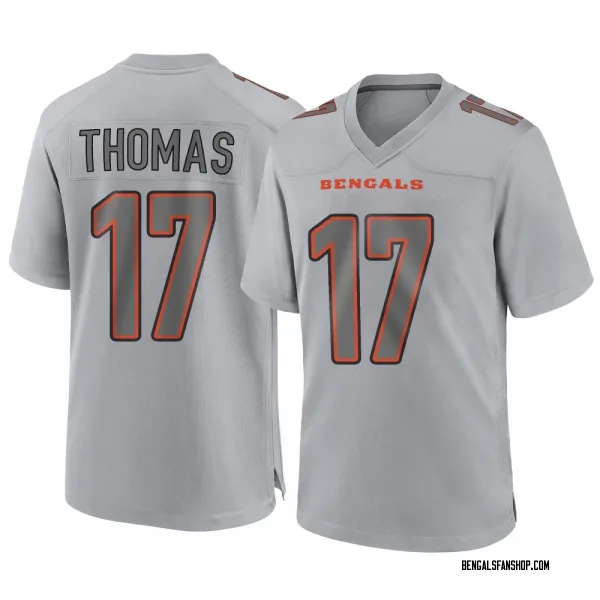 Youth Noah Thomas Cincinnati Bengals Game Gray Atmosphere Fashion Jersey